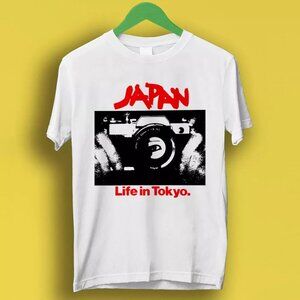 Japan Life In Tokyo Sylvian Synth Music Graphic T-Shirt Retro Fan Collector 89